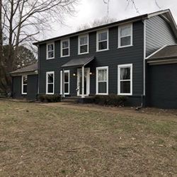 House with white windows, Featured